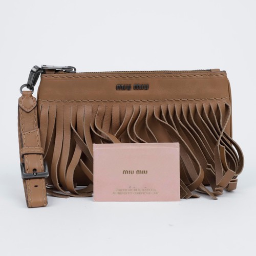 Miu tassel strap clutch - miu,
