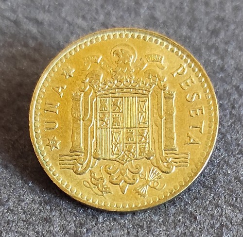 Moneta spagna peseta - 1, re