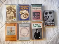 Lotto 7 Musicassette Guccini De André Nomadi Ecc. Vedi Foto