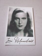 Quadro Leni Riefenstahl con autografo - originale S56