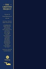 THE GRIFFITH PROJECT, VOLUME
