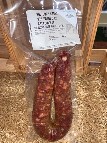 Salsiccia stagionata dolce - salsiccia,