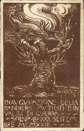 Cartolina inaugurazione della - cartolina,