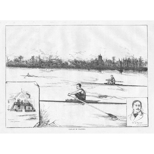 Rowing sculler canadese - sculler,