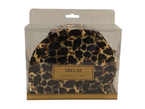 Pochette velluto leopardato - velluto,