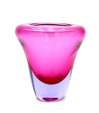 VASETTO A FUNGO - MURANO , ATTRIBUIBILE A FLAVIO POLI PER ARCHIMEDE SEGUSO