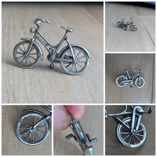 Vintage miniatura bicicletta - miniatura,