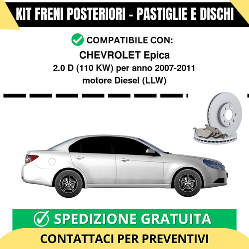 Kit freni posteriori per - freni,
