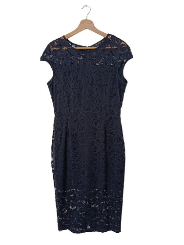 Zara basic abito pizzo - basic,