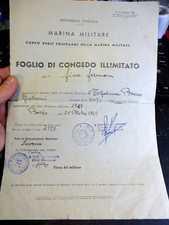 FOGLIO DI CONGEDO ILLIMITATO