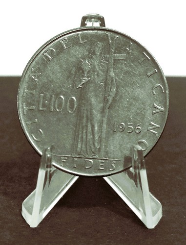 Moneta città del vaticano - del, 100