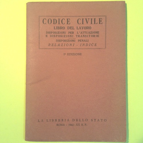 Codice civile libro del lavoro - codice,