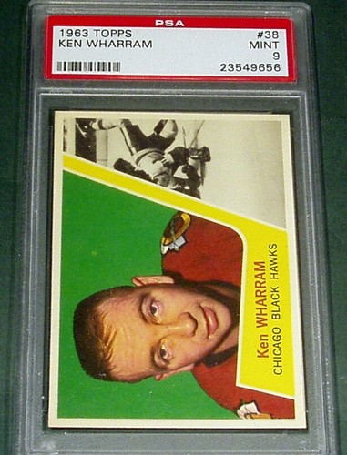 1963 topps ken wharram psa - #38,