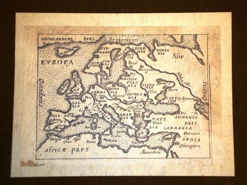 Mappa europa theatrum - mappa, orbis