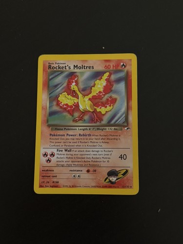 Carta pokemon rocket - carta,