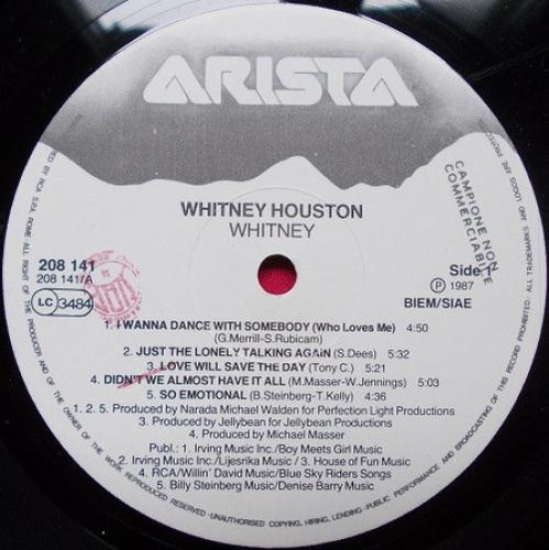 Whitney houston - -,