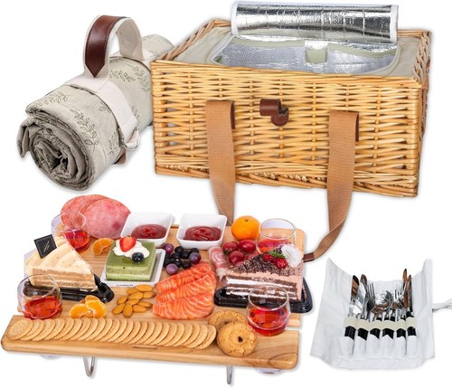 Cestino picnic vimini 4 - picnic,