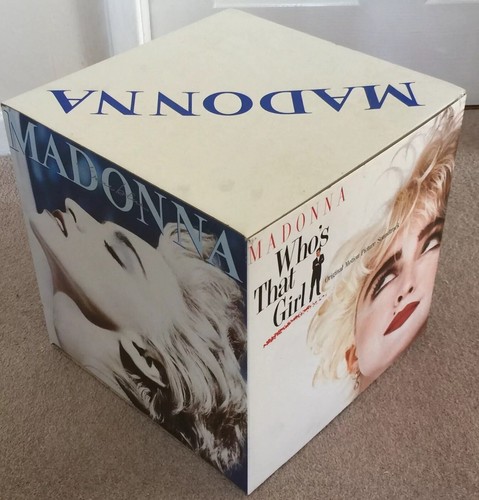 Madonna cardboard cube - madonna,