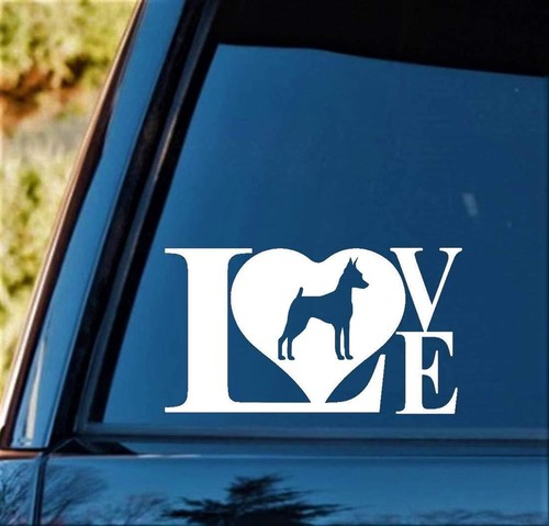 Adesivo decalcomania cane - , love