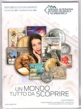 San Marino 2013, Libro Annuale Ufficiale di Emissioni Filateliche, Francobolli, Fogli - MNH