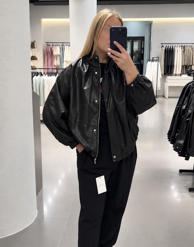 Bomber zara ecopelle taglia - bomber,
