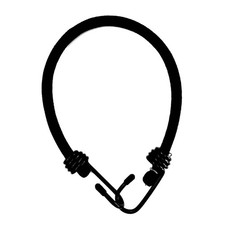 ELASTIC ROPE WITH METAL HOOKS