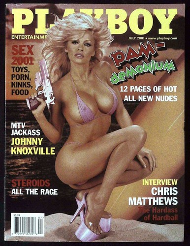 Playboy july 2001 pamela - july,