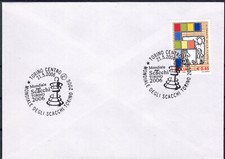 chess schach ajedrez echecs scacchi - 2006 Torino cancel 21.5 on white cover