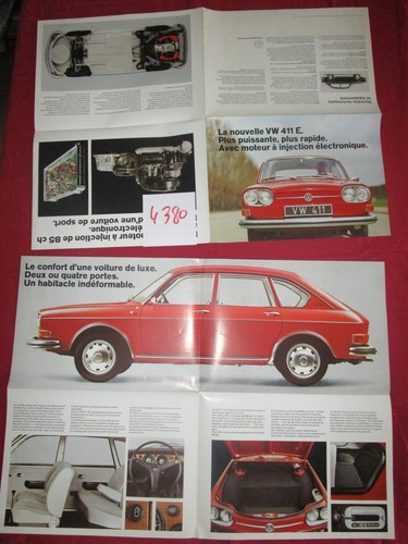 4380 volkswagen 411 e - n°4380,