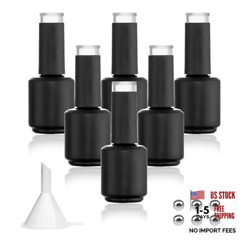Bottiglie smalto nero - bottiglie, 15ml