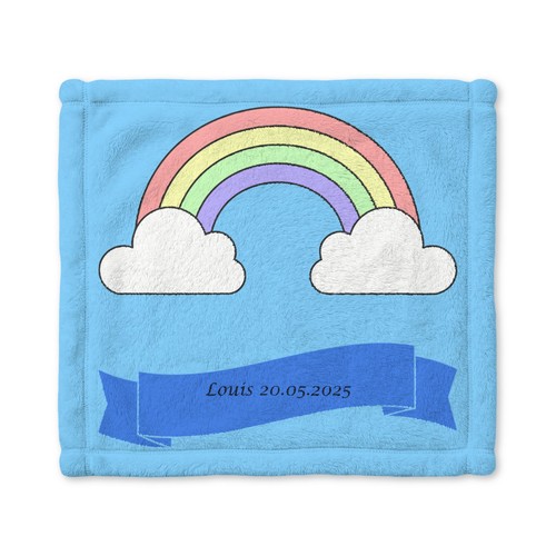 Coperta arcobaleno pastello - coperta,