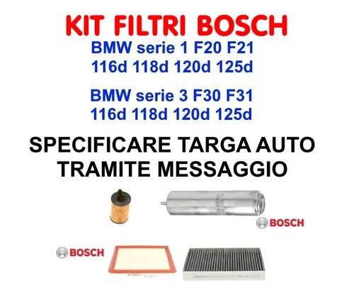 Kit filtri bosch - bmw, serie1