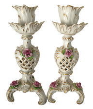 Coppia di candelabri vintage