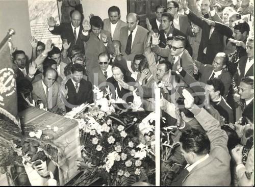 1957 predappio funerali benito - predappio,