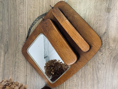 Vintage wall hanging wood - vintage,