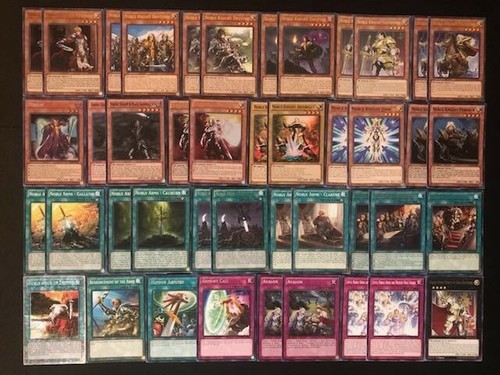 Yugioh noble knight deck - yugioh,