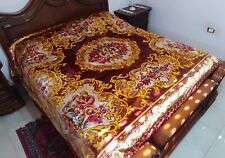 COPRILETTO matrimoniale vero vintage peluche velluto 1950-1955 ottime condizioni