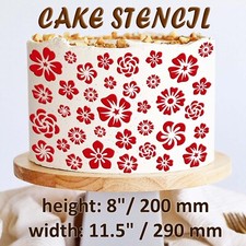 Stencil per torta fiore per