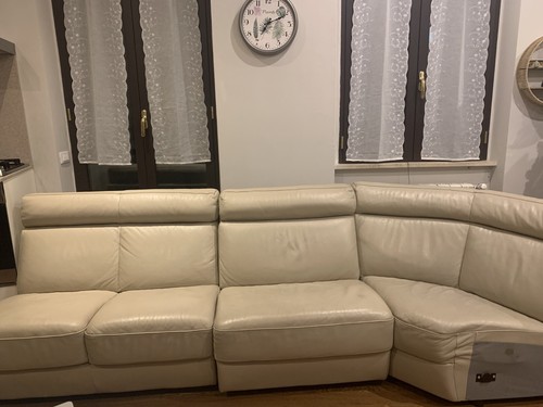 Divano pelle posti usato - pelle,