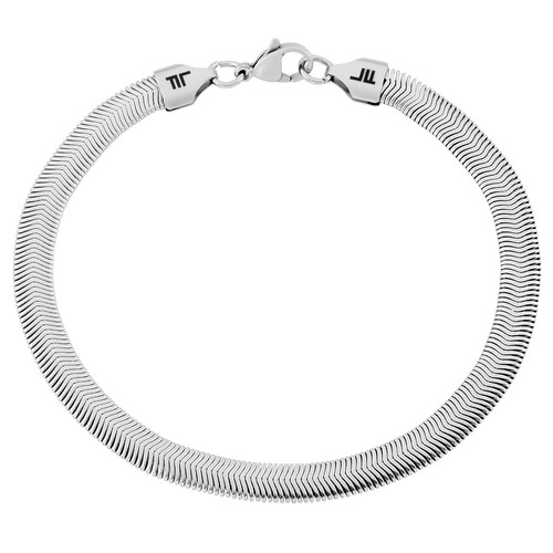 Bracciale acciaio inox con - acciaio,