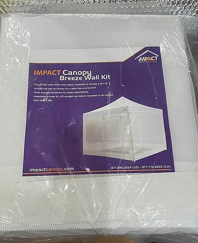 Kit parete impact baldacchino - parete,