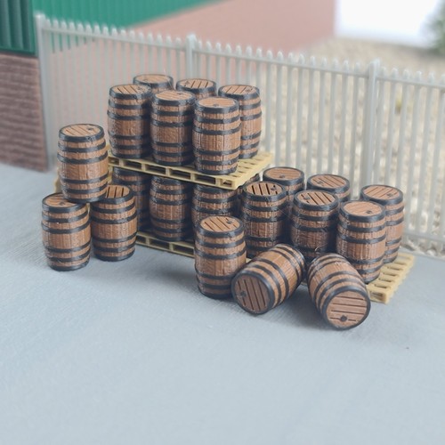 Wooden barrels large - barrels, &
