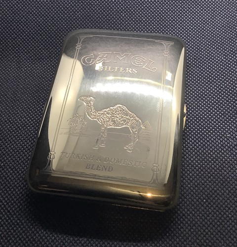 Camel cigarette tin - cigarette, retro