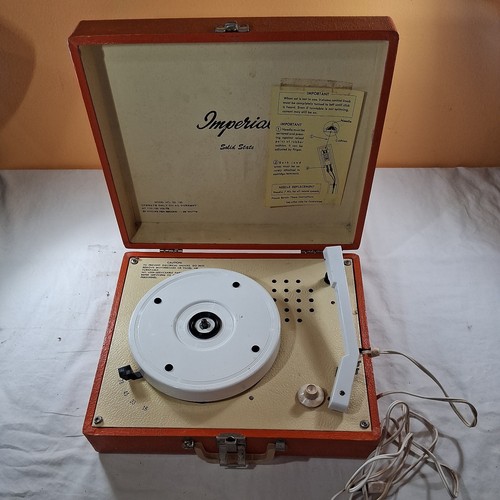 Giradischi vintage arancione - giradischi,
