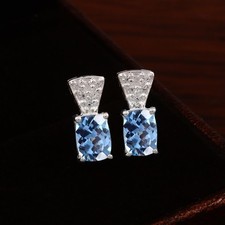 7x5 MM Acquamarina Cuscino