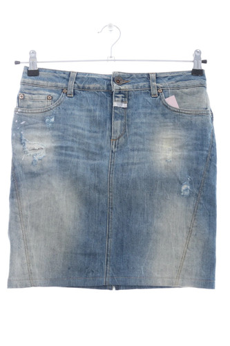 Gonna jeans chiusa blu - di,