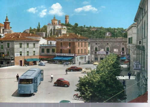 Cartolina carpenedolo piazza - cartolina,