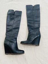 Stivali Chanel con zeppa