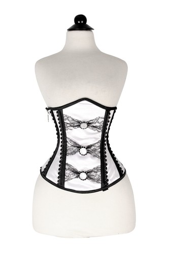 Corsetto sotto busto bianco