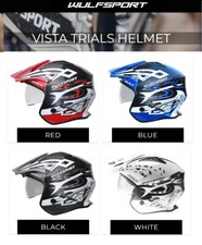 Casco trial motocross open - trial, mx